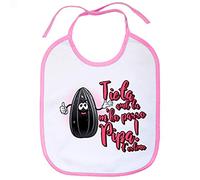 Babero Tieta amb tu m ho passo pipa - Rosa