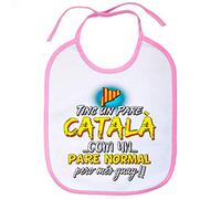 Babero tinc un pare català com un pare normal pero més guay - Rosa
