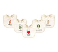 Baberos de algodón orgánico para bebé Touched by Nature Unisex - rojo - talla única