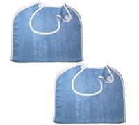 Baberos De Toalla De 2 Piezas, Baberos Para Adultos Para Hombres Y Mujeres, Baberos Antimanchas Para Adultos, Baberos Reutilizables, Toallas Bucales