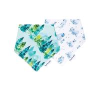 Baberos marca tiny twinkle. Modelo Bavaglini bandana quadrati kaffle pack 3