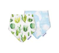 Baberos marca tiny twinkle. Modelo Bavaglini bandana quadrati kaffle pack 4