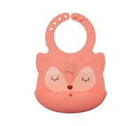 Baberos marca tiny twinkle. Modelo Bavaglino in silicone animaletti tasca