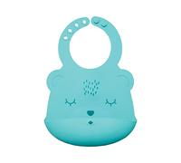 Baberos marca tiny twinkle. Modelo Bavaglino in silicone animaletti tasca