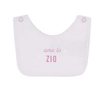 Baberos Nanan con texto en rosa "Amo a mi tía/tío" Nanan