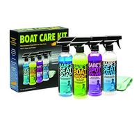 Babe's Boat Care Kit - Juego Completo de Limpieza y protección de Barcos para nuevos propietarios, Incluye Barco Brillante, jabón de Asiento, solucionador de Manchas y más