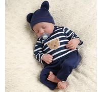 BABESIDE Bebé Reborn Niño Noah - 20 Pulgadas Muñeca Reborn Realista Vinilo De Cuerpo Completo, Muñeco Recién Nacido Incluye Ropa y Accesorios para Niños 3+