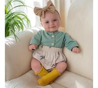 BABESIDE Muñeca Bebé Reborn de 20 Pulgadas Muñeca Realista y Linda de Vinilo Suave Bebés Recién Nacido Hecha Parece un Baby Real con Dulce Sonrisa con Accesorios
