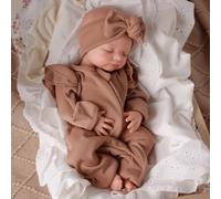 BABESIDE Muñeca de Silicona Completa - 40 cm Bebe Reborn Realista Niña - Muñecos Bebé Que Parecen Parecen Incluye Manta, Ropa y Caja, Apta para de 3 Años+