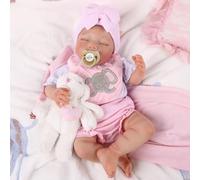 BABESIDE Muñeca Reborn - 50 cm de Alto, Realista, bebé recién Nacido durmiendo con Detalles realistas y Accesorios, Ideal para niños a Partir de 3 años