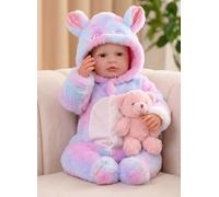 BABESIDE Muñeca Reborn Niña - 20 Pulgadas Muñeco Bebe Realista de Tela Suave, Ojos Marrones - Muñecas Bebé con Varios Accesorios, para Niños a Partir de 3 Años