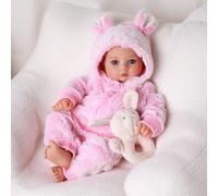 BABESIDE Muñecas Bebés Reborn Niñas 17 Pulgadas Cali Reaslitic Baby Dolls Suave Cuerpo de Tela Realista Muñeca Bebé Recién Nacido Ojos Abiertos Muñeca Reborn Niño Parece Muñeca Bebé Real