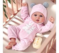 BABESIDE Reborn Dolls - Muñecas de bebé recién Nacidas de Cuerpo Suave de 20 Pulgadas, muñecas de niña con Ojos Abiertos con Ropa y Accesorios de Juguete, Regalo para niños a Partir de 3 años