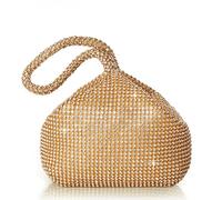 BABEYOND Bolso De Mano Para Mujer De Los Anios 20 Con Diamantes De Imitación, Bolso De Noche, Fiesta, Elegante, De Graduación, Accesorios De Boda Para Novia Dorado