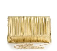 BABEYOND Bolsos de embrague para mujer - Elegante bolso de noche para fiesta, bolso de cadena, bolsos para bailes, bodas y fiestas, dorado, 9,8 Zoll × 6,3 Zoll