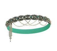 BABEYOND Flapper - Diadema estilo Gatsby de los años 20, accesorios para el cabello vintage de los años 20, accesorios para el cabello para boda, graduación, cadena de pelo para mujer