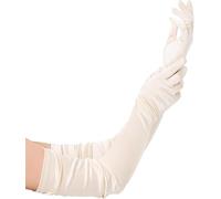 BABEYOND Guantes de satén para mujer, guantes de codo, guantes flapper, accesorios de los años 20, para fiestas de Gran Gatsby, visitas a óperas, bailes, fiestas de cumpleaños, champán, 70