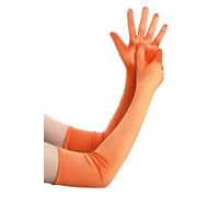 BABEYOND - Guantes largos de mujer, de raso, hasta el codo, de novia, de baile, accesorios de los años 20, Talla única