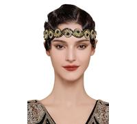 BABEYOND Tocado estilo flapper para mujer, diadema de los años 20, accesorio vintage de Gatsby de los años 20