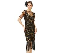 BABEYOND Vestido Años 20 Mujer, Disfraz Charleston, El Gran Gatsby