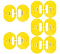 BABIBAOBEI 10 anillos de destete de ternera para ganado, clip de nariz ajustable para lácteos y gestión de ganado, anillos de destete de terneros