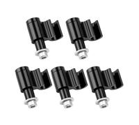 BABIBAOBEI Abrazadera de disposición de línea de freno de mezcla de aluminio, corriente directa, 5 mm/5,5 mm, ciclo de instalación de tubo de freno, agarre guía de manguera hidrostática