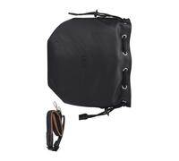 BABIBAOBEI Almacenamiento multifuncional antiarañazos con acolchado de cuero grueso y bolsillos interiores personalizables para dispositivos, bolsa protectora de piel para cámara, Black