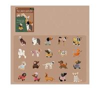 BABIBAOBEI Calcomanías creativas de gatitos a granel, 20 unidades, decoración perfecta para niños, decoración de aula, temas de cachorros, calcomanías de pared