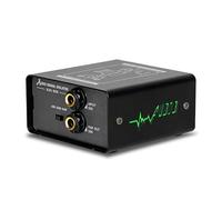 BABIBAOBEI Dispositivo de control de ganancias pequeñas de 85 mm para sistemas de sonido con 3 niveles para cancelar interferencias en equipos de música