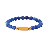 BABIBAOBEI Elegante accesorio hecho a mano con textura de piedra, joyería de muñeca adecuada para mejorar la fuerza de voluntad moderna pulsera, talla única, como se describe