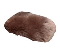BABIBAOBEI Funda para reposabrazos de coche de lana de oveja suave para consola central, reposabrazos de camión, almohadilla para caja de asiento, almohadilla para silla de juegos, correa de cojín