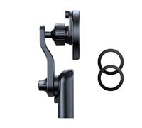 BABIBAOBEI Soporte plegable para teléfono celular, soporte magnético para tablero deslizante, teléfono celular, para agarre de mano, rejillas de ventilación de coche, cama, brazos largos