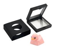 BABIBAOBEI Teclas artísticas de resina ESC para teclados estándar, escritura creativa, divertida