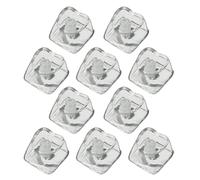 BABIBAOBEI Teclas mecánicas transparentes con plan de corazón para un acuerdo de iluminación de color reforzado, teclas transparentes de policarbonato