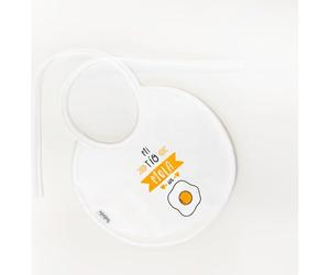 BABIDU Baberos Bebé 100% Algodón con Frases, Suaves Impermeables y Absorbentes para Recién Nacidos y 0-6 Meses, Baberos Redondos Estampado Ideal para Regalo,Rizo para Babas, Unisex Babero Ajustable