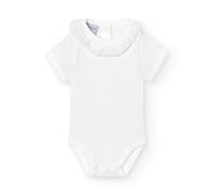 Babidu | Body Bebe m/corta Cuello Batista - Body Bebe Unisex 100% Algodón Tacto Extrasuave y confortable