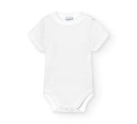 Babidu Body Bebé Manga Corta Algodón 100%, Body Bebé con Apertura en Hombro Tejido Suave y Transpirable, Ideal para Recién Nacido Primera Puesta, Ropa Bebé Niño y Niña Unisex, Cómodo para Uso Diario