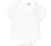 BABIDU Body Bebé Manga Corta Algodón 100%, Body Bebé Recien Nacido Tejido Bambula Con Cuello Volante Suave Transpirable y Hipoalergénico Piel Sensible, Ropa Bebé Niño y Niña Unisex, Básicos Verano