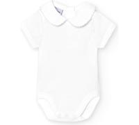 BABIDU Body Bebé Manga Corta Algodón 100%, Body Bebé Recien Nacido Tejido Suave Transpirable y Hipoalergénico Piel Sensible, Body Cuello Piqué, Ropa Básica Bebé Niño y Niña Unisex