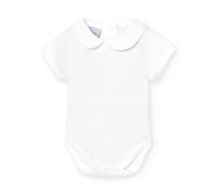 BABIDU Body Bebé Manga Corta Algodón 100%, Body Bebé Recien Nacido Tejido Suave Transpirable y Hipoalergénico Piel Sensible, Body Cuello Piqué, Ropa Básica Bebé Niño y Niña Unisex