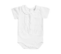 BABIDU Body Bebé Manga Corta Algodón Plumetti 100%, Body Bebé Recien Nacido Tejido Suave Transpirable y Hipoalergénico Piel Sensible, Body Cuello Bebé, Ropa Bebé Niño y Niña Unisex, Básicos Verano