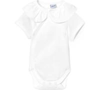BABIDU Body Bebé Manga Corta Cuello Volante Algodón 100%, Body Bebé Recién Nacido Tejido Hipoalergénico Suave y Transpirable Para Piel Sensible, Ropa Bebé Niño y Niña Unisex, Talla 0-18 Meses