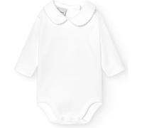 BABIDU Body Bebé Manga Larga Algodón 100%, Ropa Recien Nacido Tejido Suave Transpirable y Hipoalergénico Piel Sensible, Cuello Polo Piqué, Básicos Bebé Unisex