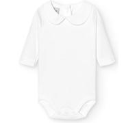 BABIDU Body Bebé Manga Larga Algodón 100%, Ropa Recien Nacido Tejido Suave Transpirable y Hipoalergénico Piel Sensible, Cuello Polo Piqué, Básicos Bebé Unisex