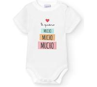 BABIDU Body Bebé Personalizado con Frases Divertidas y Originales - Para Papá, Mamá, Tía, Padrinos y Abuelos - Body Bebé Manga Corta 100% Algodón - Regalo Recién Nacido - Ropa Bebé Niño y Niña Unisex
