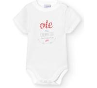 BABIDU Body Bebé Personalizado con Frases Divertidas y Originales - Para Papá, Mamá, Tía, Padrinos y Abuelos - Body Bebé Manga Corta 100% Algodón - Regalo Recién Nacido - Ropa Bebé Niño y Niña Unisex