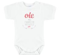 BABIDU Body Bebé Personalizado Frases Divertidas - Para Papá, Mamá, Tía, Padrinos y Abuelos - Body Bebé Manga Corta 100% Algodón Apertura Hombro - Regalo Recién Nacido - Ropa Bebé Niño y Niña Unisex