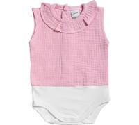 BABIDU Body Bebé Sin Mangas Algodón 100%, Body Bebé Recien Nacido Tejido Bambula Con Cuello Volante Suave Transpirable y Hipoalergénico Piel Sensible, Ropa Bebé Niño y Niña Unisex, Básicos Verano