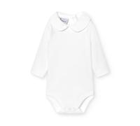 babidu, BODY C.POLO PIQUE - body para bebe- unisex, color blanco, talla 12 meses
