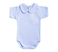 BABIDU | Body Cuello Bebé Manga Corta - Body Bebé Unisex Tacto Extrasuave - Body Bebé 100% Made in Spain Producto Sostenible